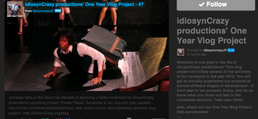 A Year in the Life: idiosynCrazy’s One Year Vlog Project - thINKingDANCE